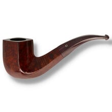 Northern Briars G4 Panel Regal smooth briar pipe with four-panel bowl and marbled Cumberland-style stem.
