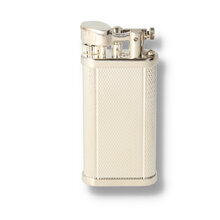 A Dunhill Unique Lighter with silver barley finish